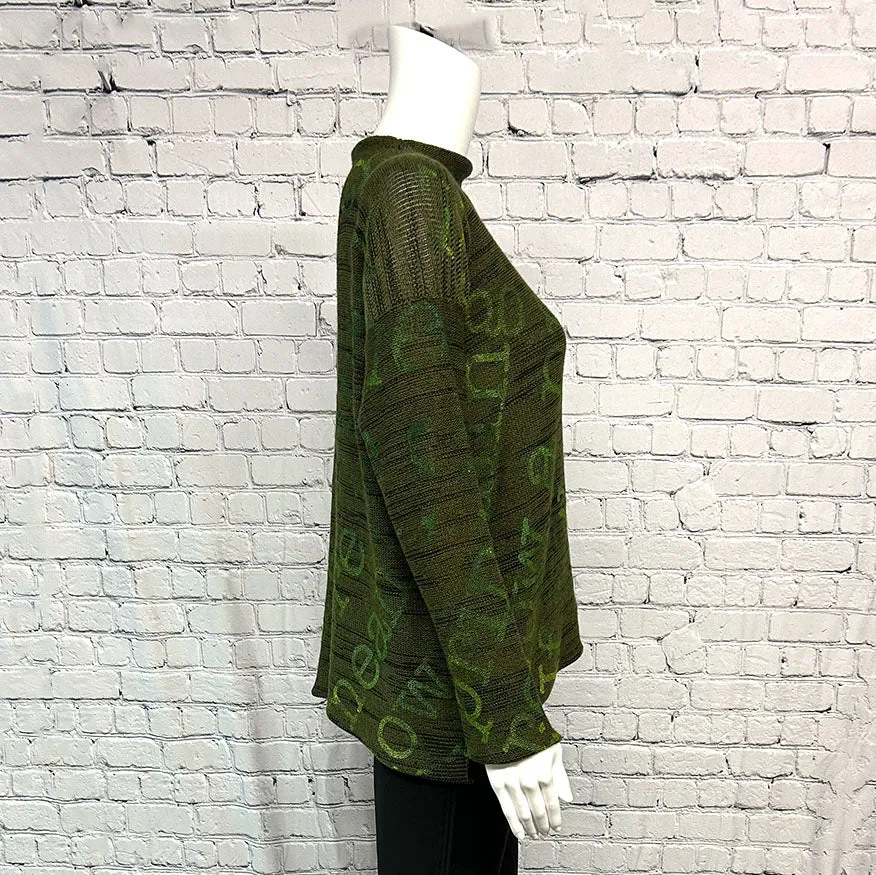 SALE! Mia Top in Army-Type by Paper Temples